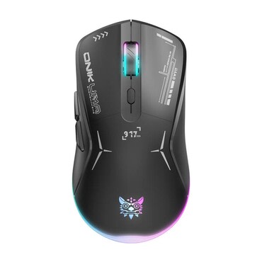 Onikuma "CW917" brezžična gaming miška z nastavljivim DPI in RGB osvetlitvijo - black