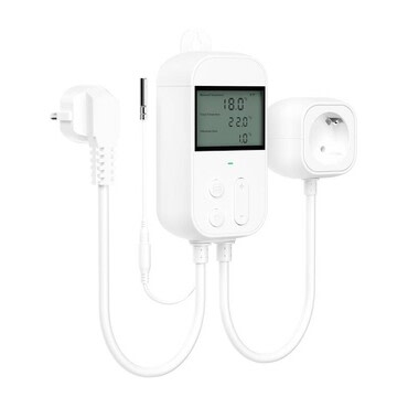 Pametni termostat Meross "MTS960HK" HomeKit, natančen nadzor temperature od -30°C do 110°C