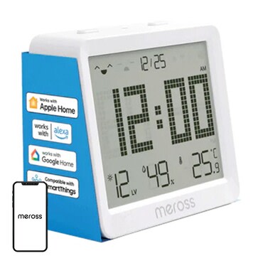 Pametni senzor temperature in vlage Meross "MS130-EU" z 3.7" zaslonom