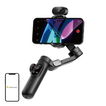 Gimbal stabilizator Aochuan "X Pro" z AI senzorjem, 3-osni, 6 snemalnih načinov - black