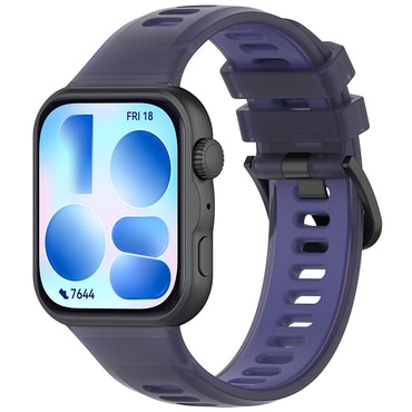 Silikonski pas Techsuit "W084" za Huawei Watch Fit 3 / Fit 4 / Fit 4 Pro / Fit 5 / Fit 5 Pro - vijoličen