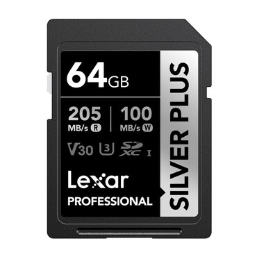 Lexar "Professional SILVER PLUS SDXC" 64GB pomnilniška kartica