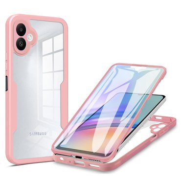 Hibridni Full body ovitek Techsuit "ColorVerse 360" za Samsung Galaxy A06 - pink