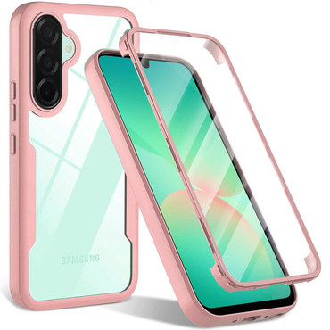 Hibridni Full body ovitek Techsuit "ColorVerse 360" za Samsung Galaxy A26 - pink