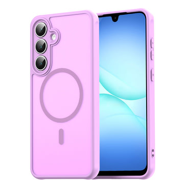Hibridni ovitek "HaloFrost II MagSafe" za Samsung Galaxy A17 4G / A17 5G - pink