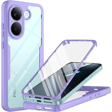 Hibridni Full body ovitek Techsuit "ColorVerse 360" za Xiaomi Poco X8 Pro - purple