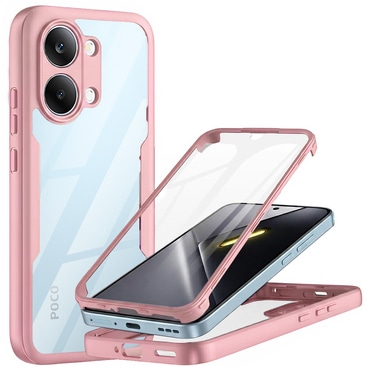 Hibridni Full body ovitek Techsuit "ColorVerse 360" za Xiaomi Poco X8 Pro Max - pink