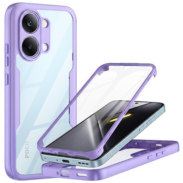 Hibridni Full body ovitek Techsuit "ColorVerse 360" za Xiaomi Poco X8 Pro Max - purple