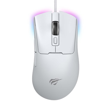 Gaming miška Havit "MS966" z RGB osvetlitvijo in nastavljivim DPI - white