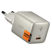 Stenski 30W polnilec Spigen "EE301EU" USB-C, Quantum Boost - natural titanium