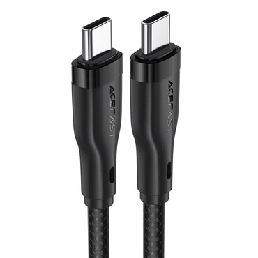 Polnilni in podatkovni 60W USB-C v USB-C kabel Acefast "C8-03" - 1.2m - black