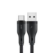 Polnilni in podatkovni USB-A v USB-C kabel Acefast "C8-04" - 3A - 1.2m - black