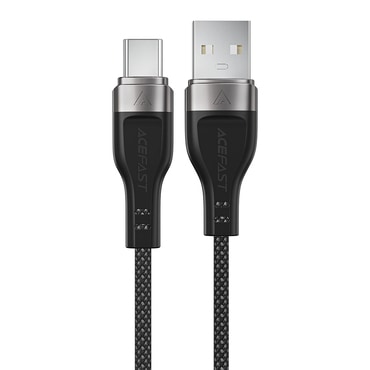 Polnilni in podatkovni USB-A v USB-C kabel Acefast "C11-04" - 3A - 1.2m - black