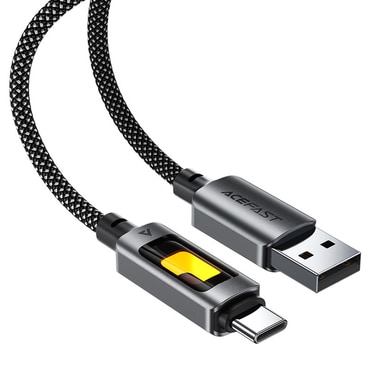 Polnilni in podatkovni 60W USB-A v USB-C kabel Acefast "C21-04" - 480Mbps - 1.2m - black