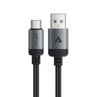 Polnilni in podatkovni USB-A v USB-C kabel Acefast "C20-04" - 3A - 1.2m - black