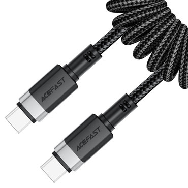 Polnilni in podatkovni 60W USB-C v USB-C kabel Acefast "C14-03" - 1.2m - black