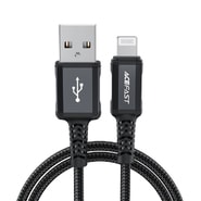 Polnilni in podatkovni USB-A v Lightning kabel Acefast "C4-02" - 2.4A - 480Mbps - 1.8m - black