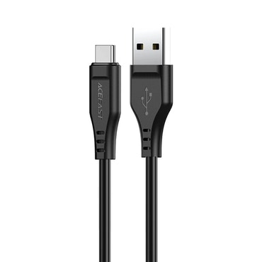 Polnilni in podatkovni 60W USB-A v USB-C kabel Acefast "C3-03" - 480Mbps - 1.2m - black