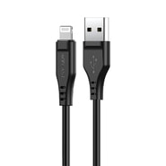 Polnilni in podatkovni USB-A v Lightning kabel Acefast "C3-02" - 2.4A - 480Mbps - 1.2m - black