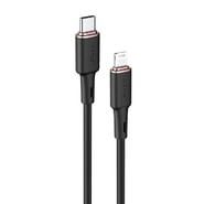 Polnilni in podatkovni 30W USB-C v Lightning kabel Acefast "C2-01" - 480Mbps - 1.2m - black