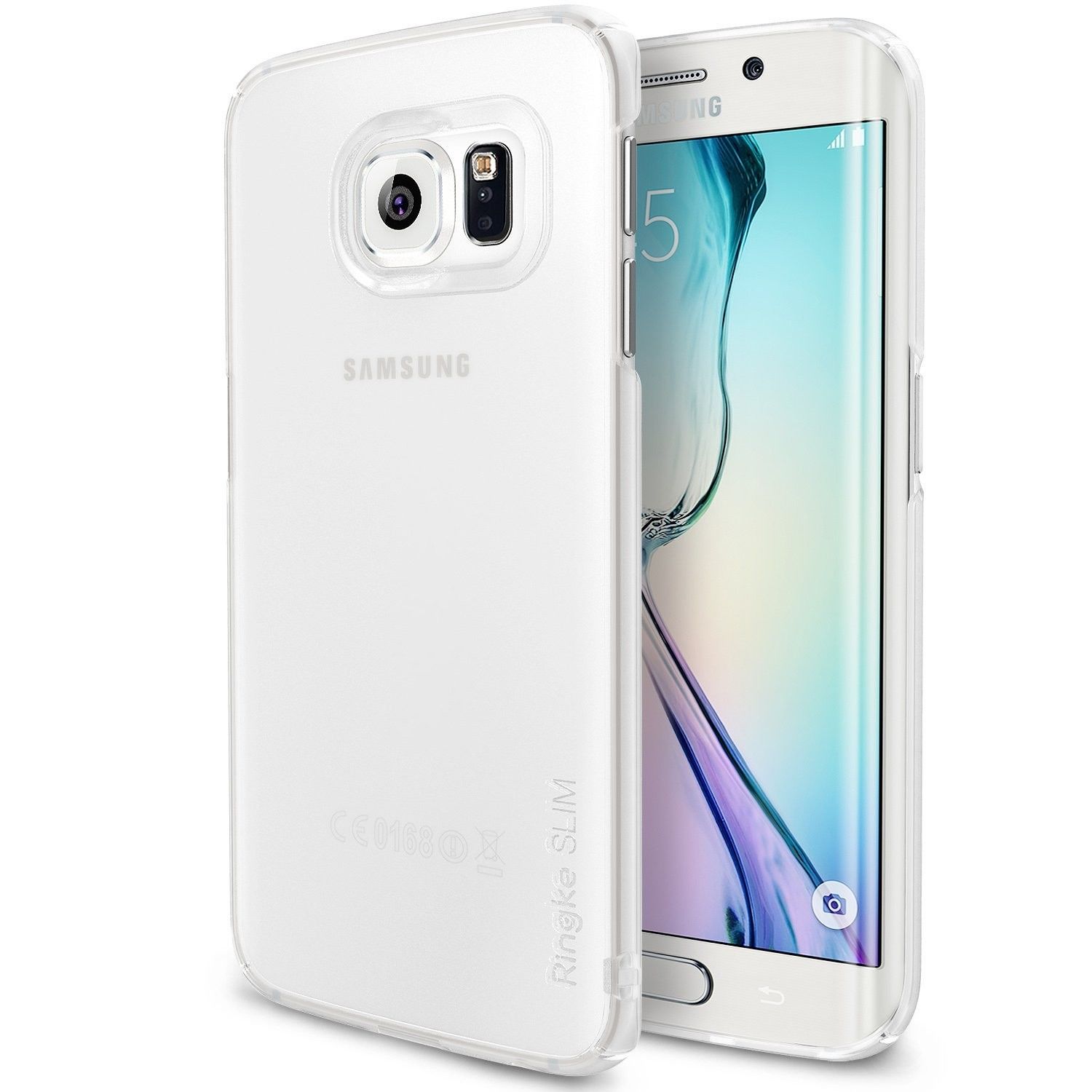Ovitek Ringke "Slim Frost" za Samsung Galaxy S6 Edge - frost white