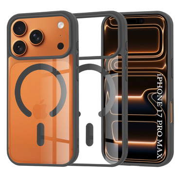 Ovitek Techsuit "MagSafe Pro" za iPhone 17 Pro Max - črn