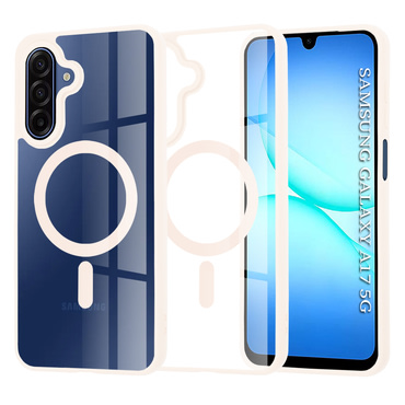Ovitek Techsuit "MagSafe Pro" za Samsung Galaxy A17 4G / A17 5G - roza