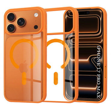 Ovitek Techsuit "MagSafe Pro" za iPhone 17 Pro Max - oranžen