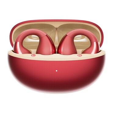Bluetooth slušalke QCY "Crossky Clip C30S" z odprtim ušesnim dizajnom - red