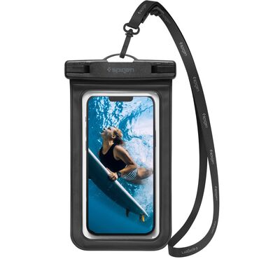 Vodoodporni etui Spigen "A601" IPX8 za telefone 3.5 - 7" - black