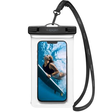 Vodoodporni etui Spigen "A601" IPX8 za telefone 3.5 - 7" - clear
