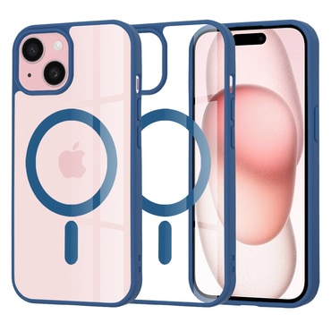 Ovitek Techsuit "MagSafe Pro" za iPhone 15 - moder