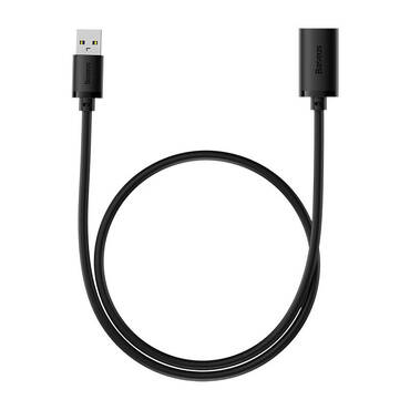 Polnilni in podatkovni USB-A v USB-A kabel Baseus "AirJoy Series" - 5Gbps - 0.5m - black