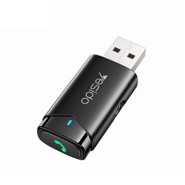 Bluetooth avto sprejemnik Yesido "YAU40" Bluetooth 5.0, prostoročno klicanje, HD zvok - black