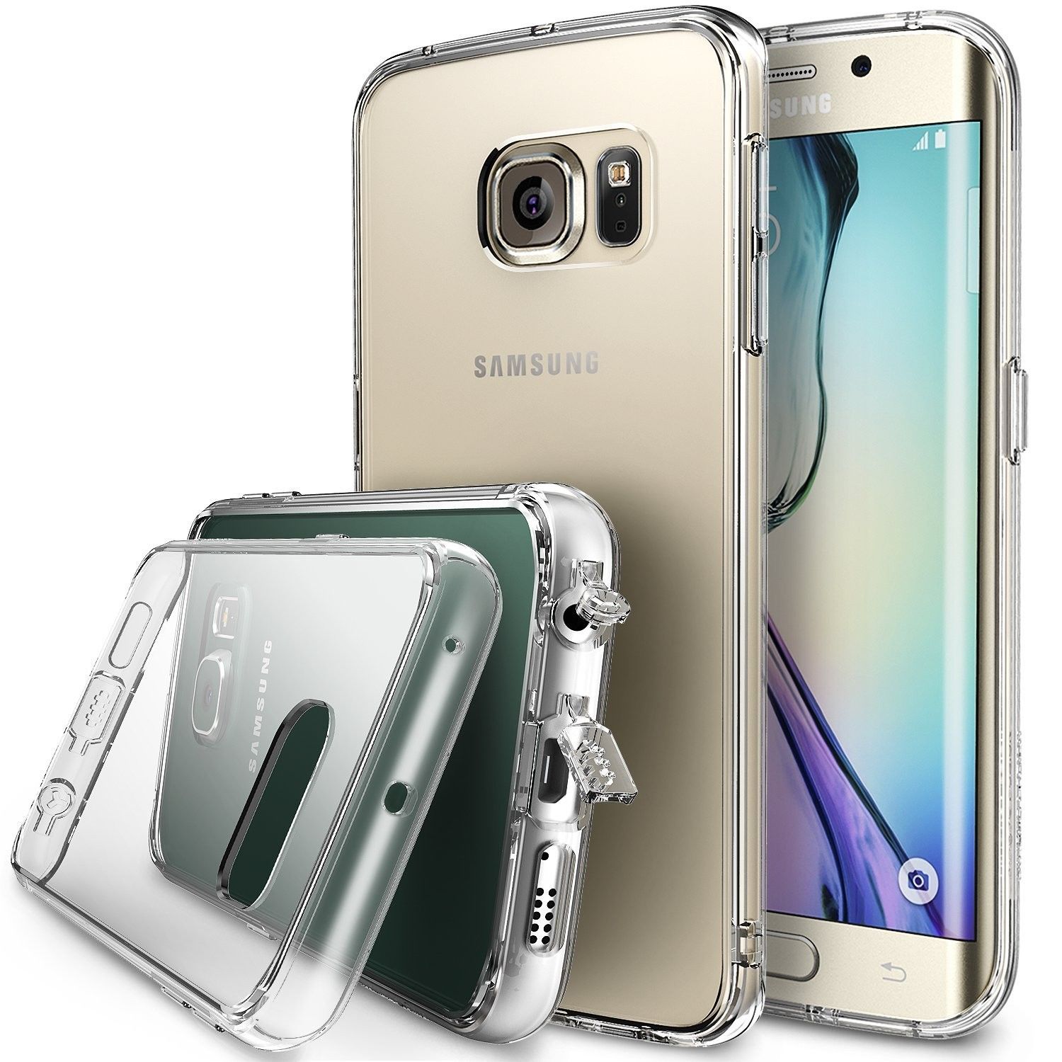Ovitek Ringke "Fusion" za Samsung Galaxy S6 Edge - crystal view