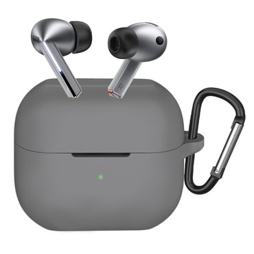 Silikonski ovitek Techsuit za Samsung Galaxy Buds 3 / 3 Pro / 3 FE - siv