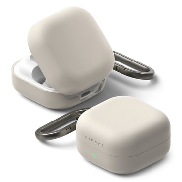 Silikonski ovitek Ringke za Samsung Galaxy Buds 4 / Buds 4 Pro - stone