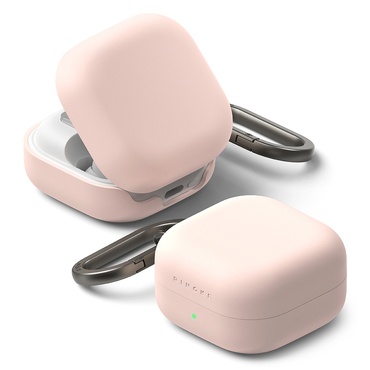 Silikonski ovitek Ringke za Samsung Galaxy Buds 4 / Buds 4 Pro - pink sand