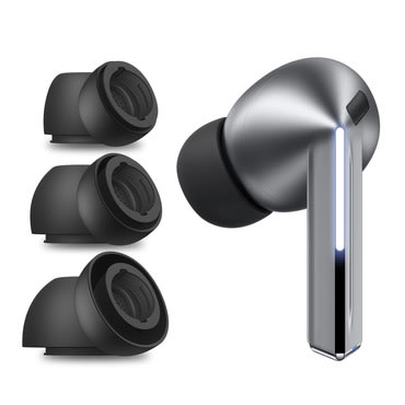 (3-pack) Silikonski ušesni čepki Techsuit "AirVibe ET3" za Samsung Galaxy Buds 3 Pro - črn