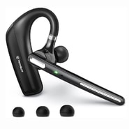 Bluetooth slušalka Techsuit "PowerTalks G6" BT 5.1 z Dual Mic ENC tehnologijo in 100h baterijo - črna