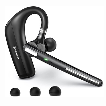 Bluetooth slušalka Techsuit "PowerTalks G6" BT 5.1 z Dual Mic ENC tehnologijo in 100h baterijo - črna