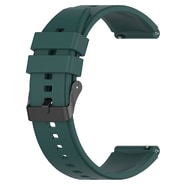 Univerzalen silikonski pas Techsuit "W026" 20mm za pametne ure - temno zelen