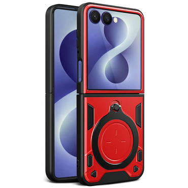 Ovitek Techsuit "CamGuard pro" za Samsung Galaxy Z Flip8 - rdeč