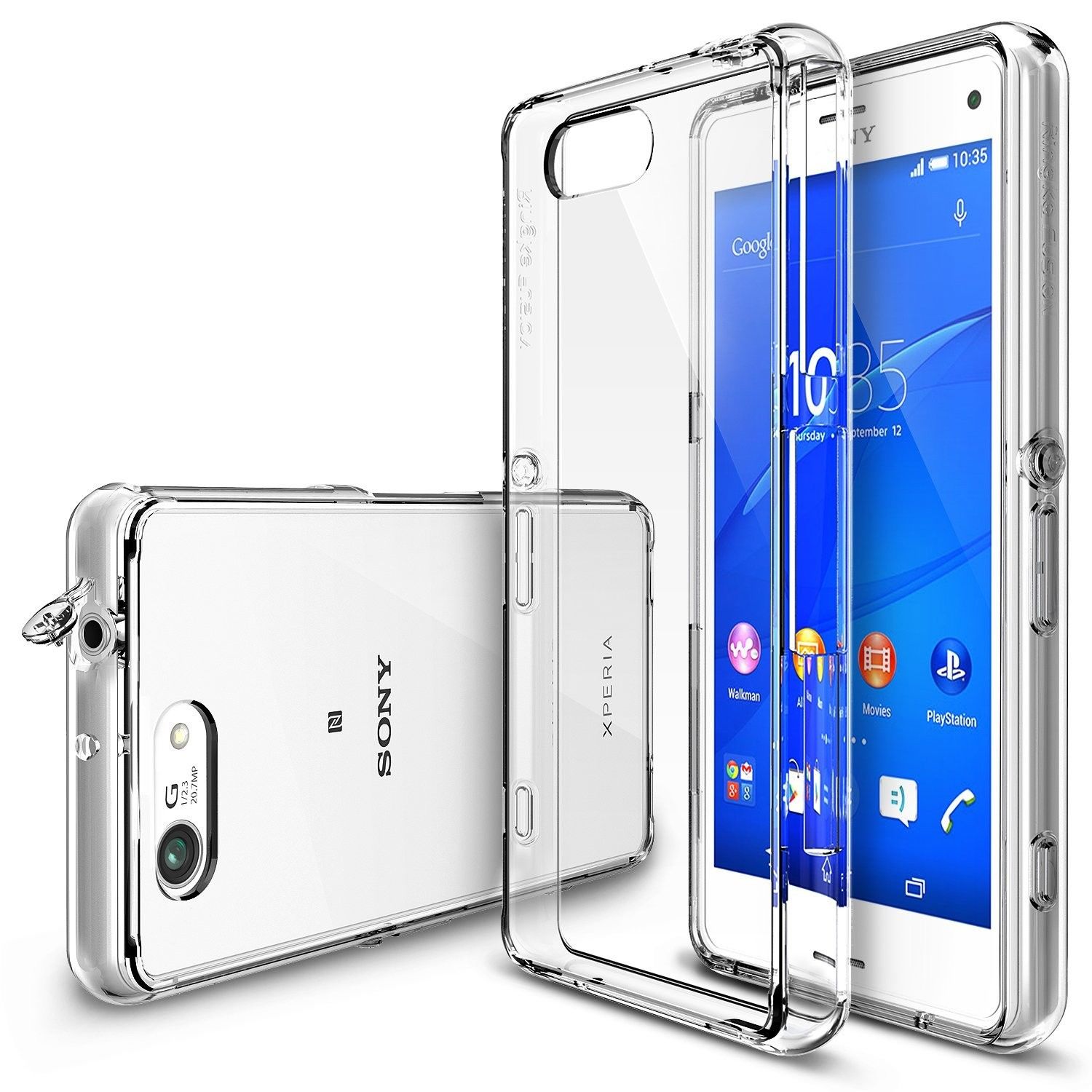Ovitek Ringke "Fusion" za Sony Xperia Z3 Compact - crystal view