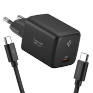 Stenski 45W polnilec Spigen "EE451EU" USB-C z GaN tehnologijo - black