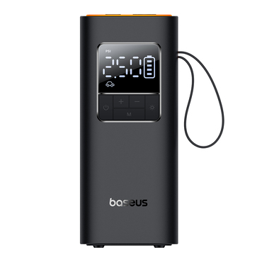 Avtomobilski kompresor Baseus "Super Mini Pro" z zaslonom, 4000mAh, 50W - black