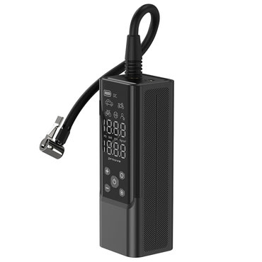 Prenosni kompresor Proove "Car Pump Assistant Pro (PPAP80010901)" z digitalnim prikazovalnikom, LED svetilko, 120W - black