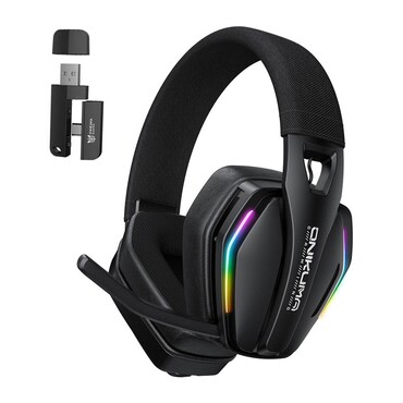 Over-Ear slušalke ONIKUMA "GT826" z RGB osvetlitvijo in HD mikrofonom - black