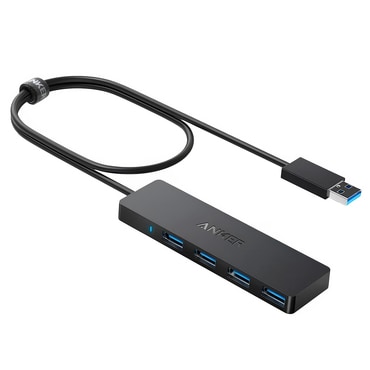 Hub postaja Anker "A7516016" 4x USB-A 3.0, 5Gbps - black