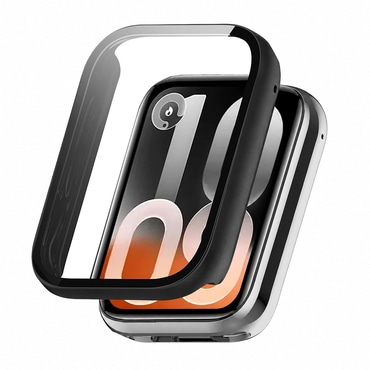 Ovitek z zaščito zaslona Techsuit "Defense360 Pro" za Xiaomi Smart Band 10 Pro - črn
